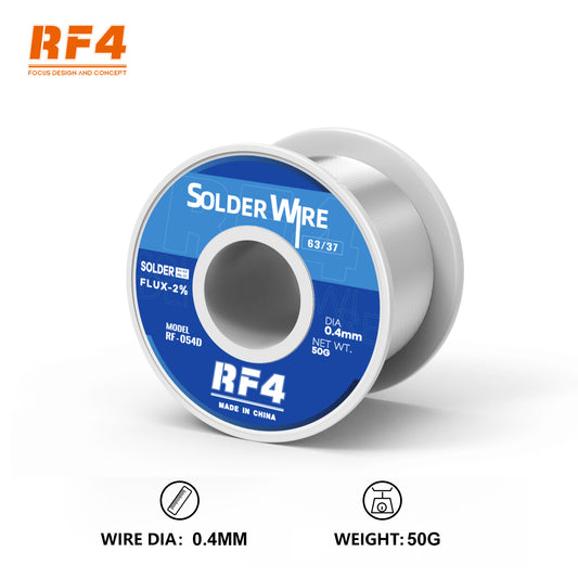 SOLDADURA EN ALAMBRE RF4  0.4mm / 0.6mm / 0.8mm