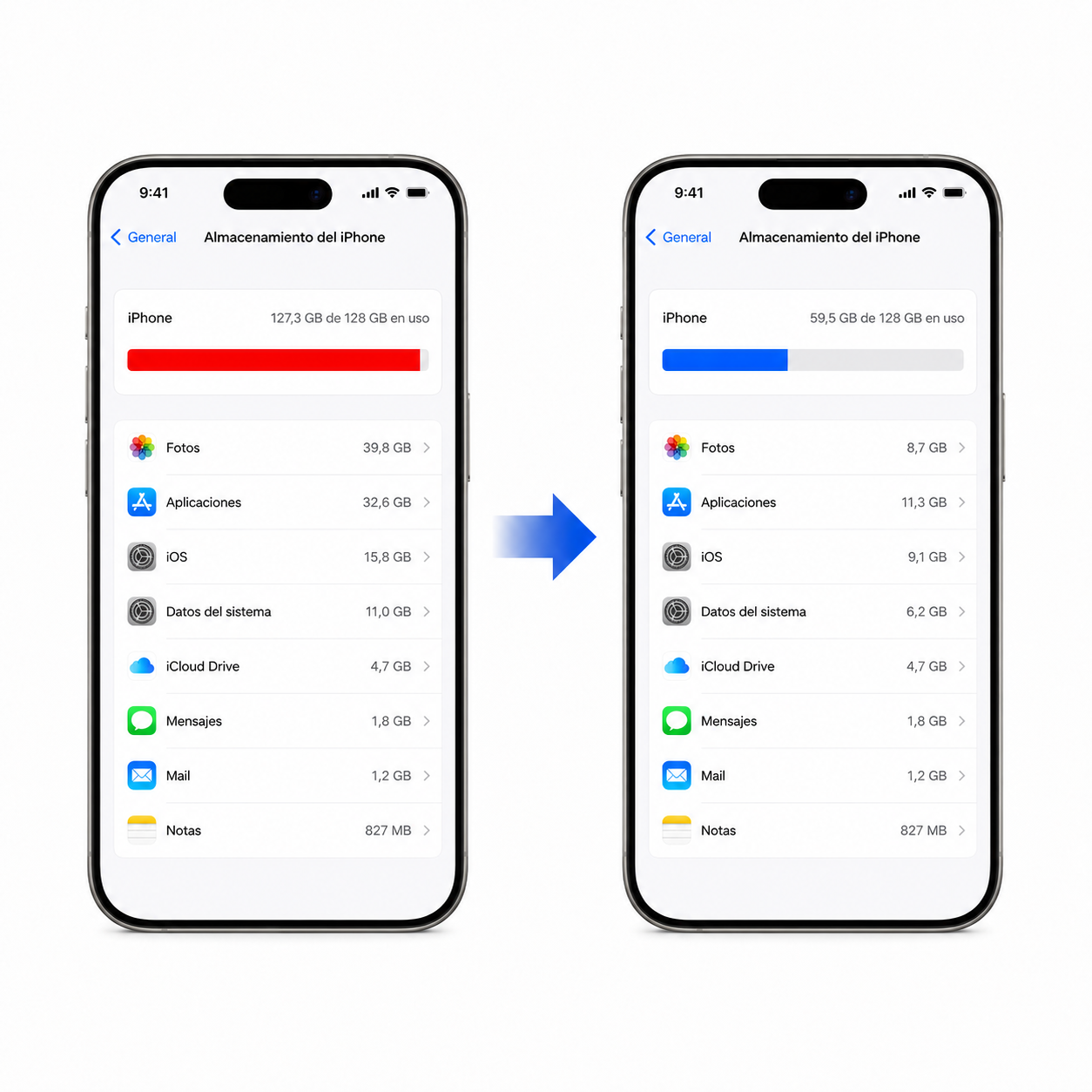 AUMENTO DE MEMORIA IPHONE / AMPLIACIÓN ALMACENAMIENTO INTERNO