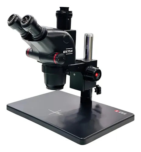 Microscopio Trinocular YCS 6575X 6.5-75X con Luz LED