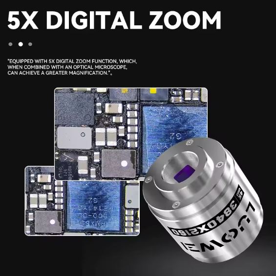 CAMARA 4K UHD LUOWEI PARA MICROSCOPIO TRINOCULAR
