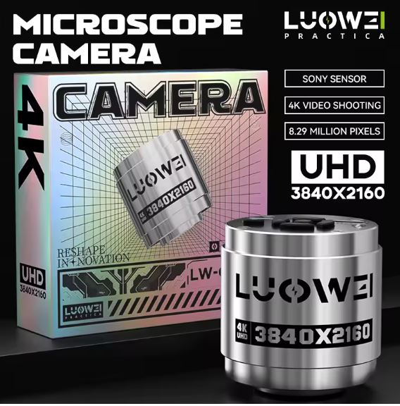 CAMARA 4K UHD LUOWEI PARA MICROSCOPIO TRINOCULAR