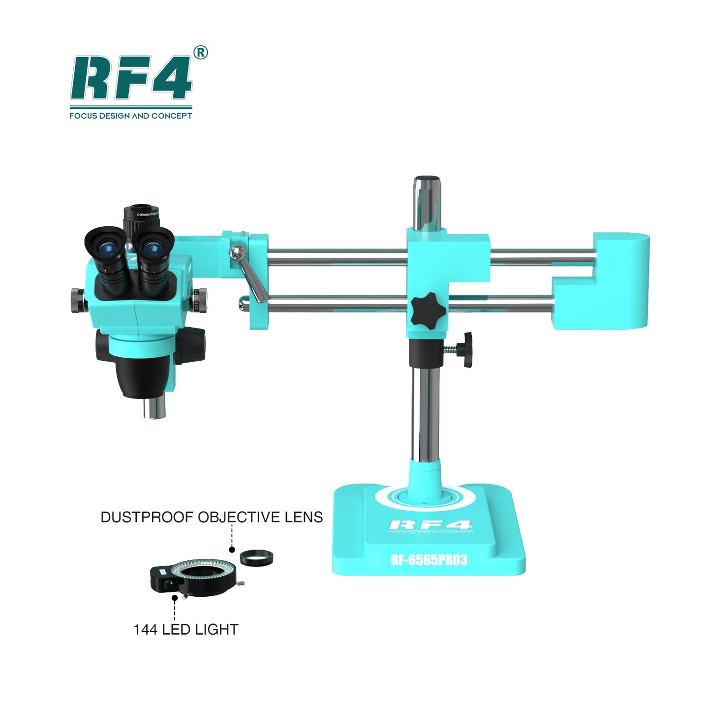 MICROSCOPIO TRINOCULAR RF4 6565PRO3