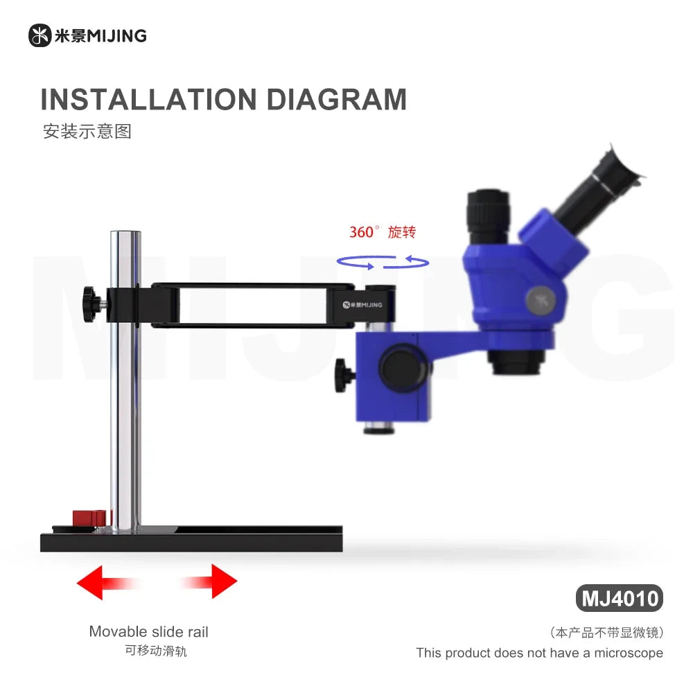 MIJING MJ4010 Soporte Profesional para Microscopio