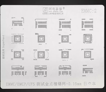 Stencil AMAOE Android | Universal, eMMC 2 y eMMC 3