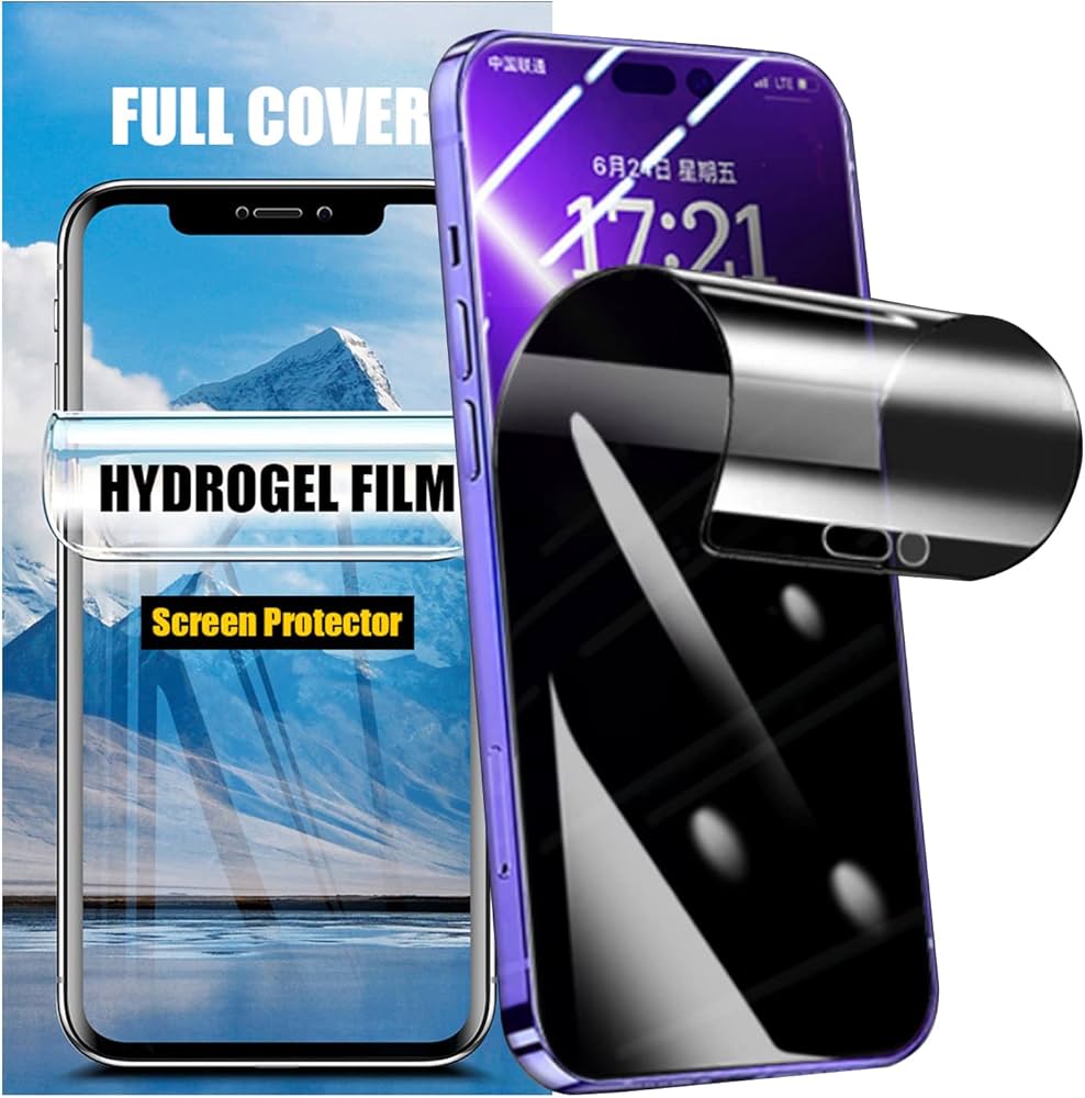 Láminas de hidrogel para proteger pantallas de celulares y tablets
