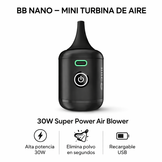 Soplador de Aire Eléctrico 30W | Limpieza de Electrónica y Celulares