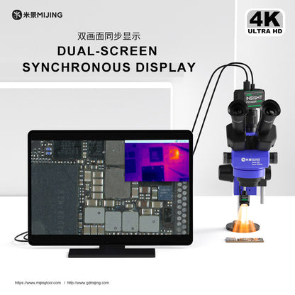 CAMARA PARA MICROSCOPIO + CAMARA TERMICA MIJING
