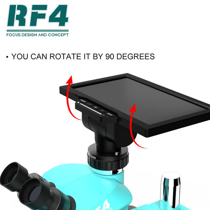 CAMARA + MONITOR RF4 PARA MICROSCOPIO TRINOCULAR