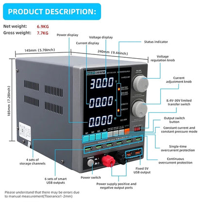 FUENTE DE PODER SUGON 3010PM 30V/10A