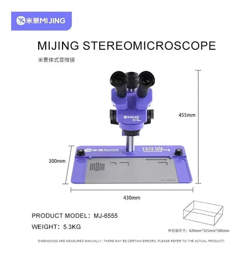 MICROSCOPIO TRINOCULAR MIJING 6555