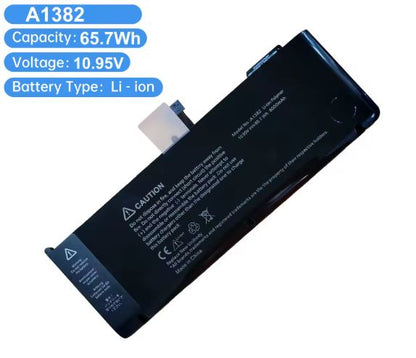 Bateria A1382 Para MacBook Pro 15 Modelo A1286 año 2011 / 2012