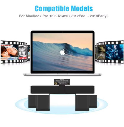 Bateria A1437 Para MacBook Pro 13 A1425