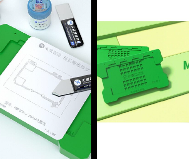 Manto Imantado MIJING M21 | Base de Goma para Reballing Preciso