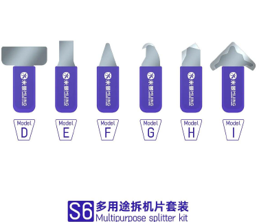 Paletas de Apertura iPhone Mijing | Splitter Kit 6